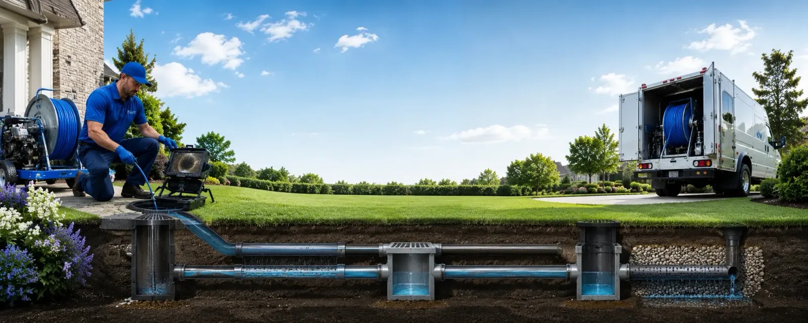 Outdoor drain cleaning information for South Egremont, MA